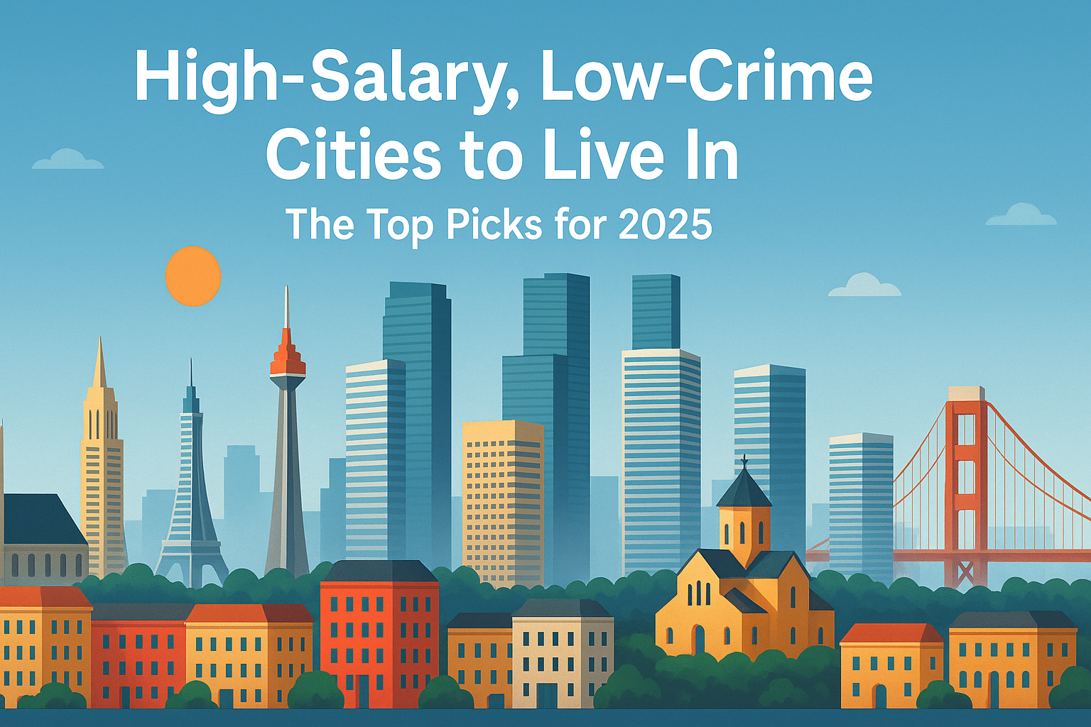 The Best Cities for High Salaries and Low Crime in 2025