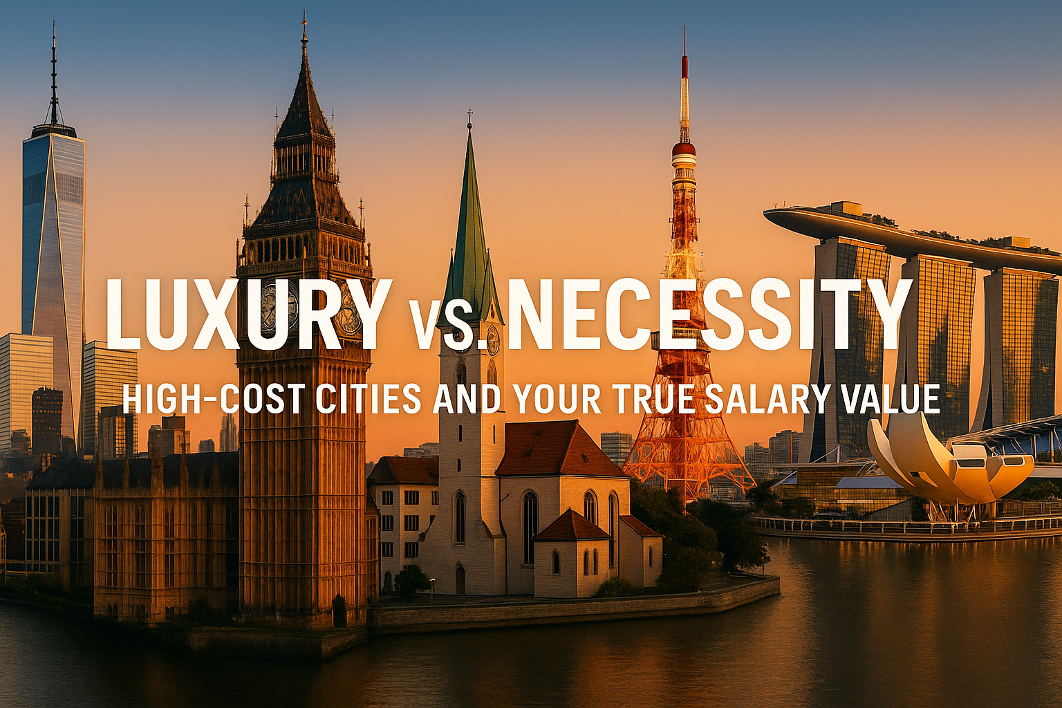 Luxury vs. Necessity: High-Cost Cities and Your True Salary Value