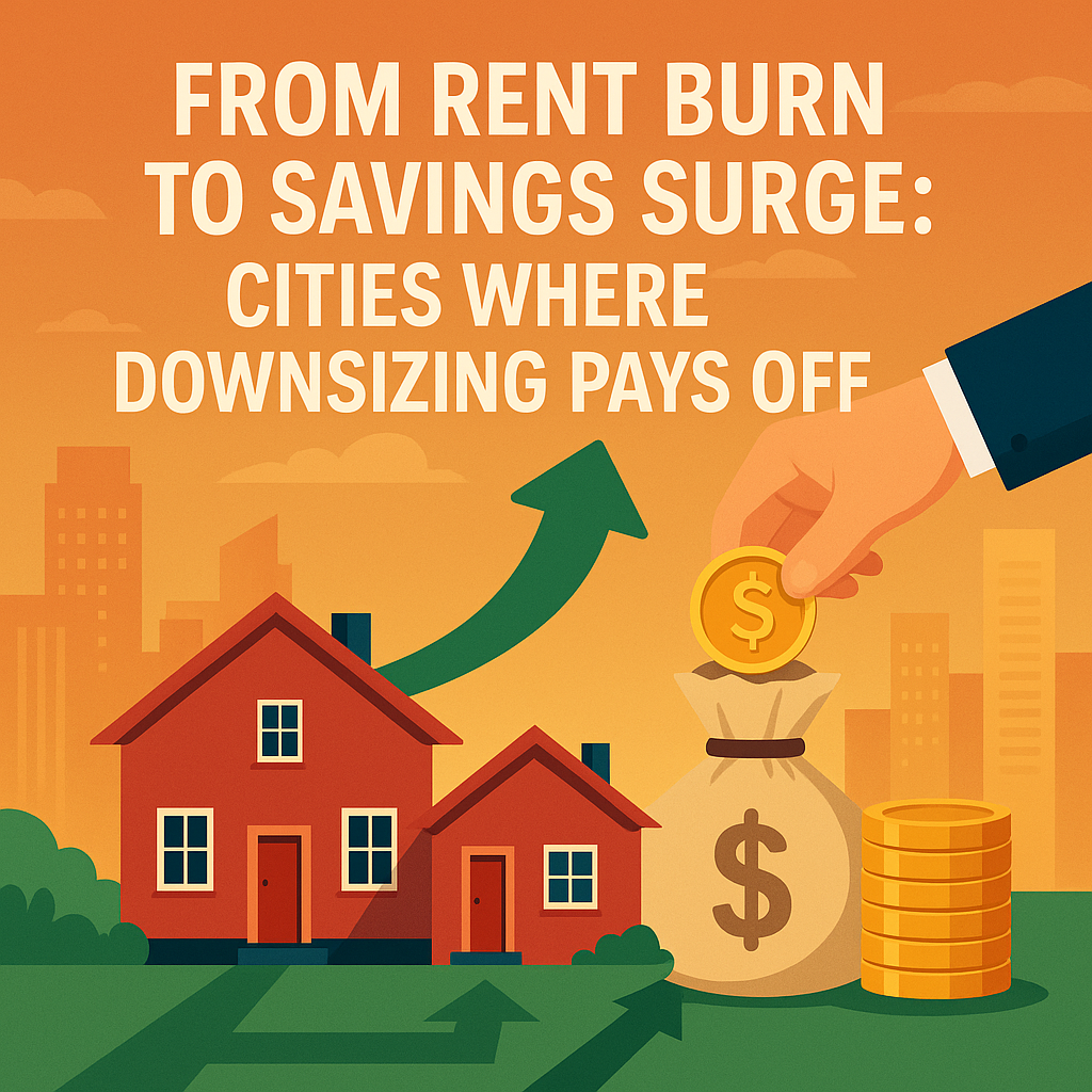 From Rent Burn to Savings Surge: Cities Where Downsizing Pays Off