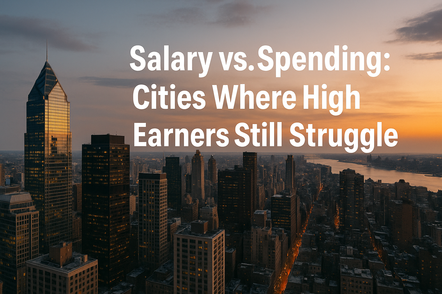 Salary vs. Spending: Cities Where High Earners Still Struggle
