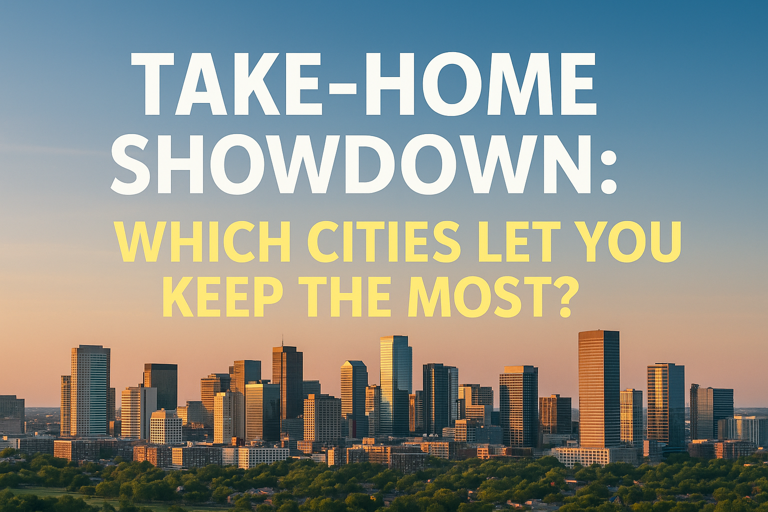 Take-Home Showdown: Which Cities Let You Keep the Most?