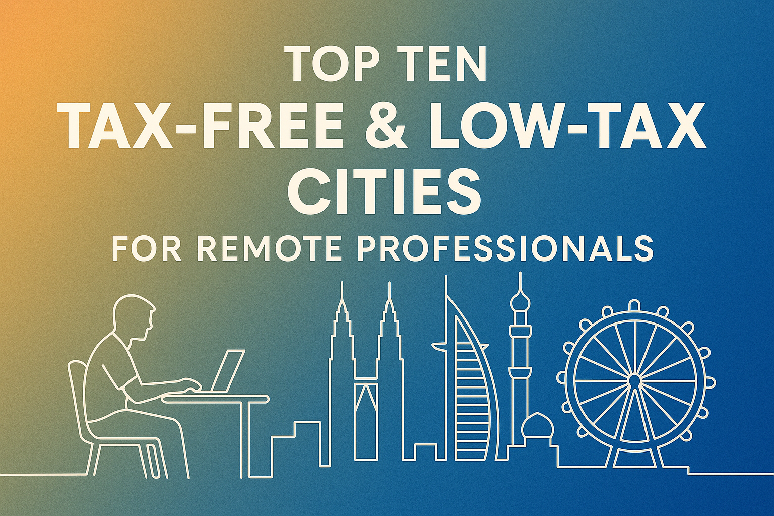 Top Ten Tax-Free & Low-Tax Cities for Remote Professionals