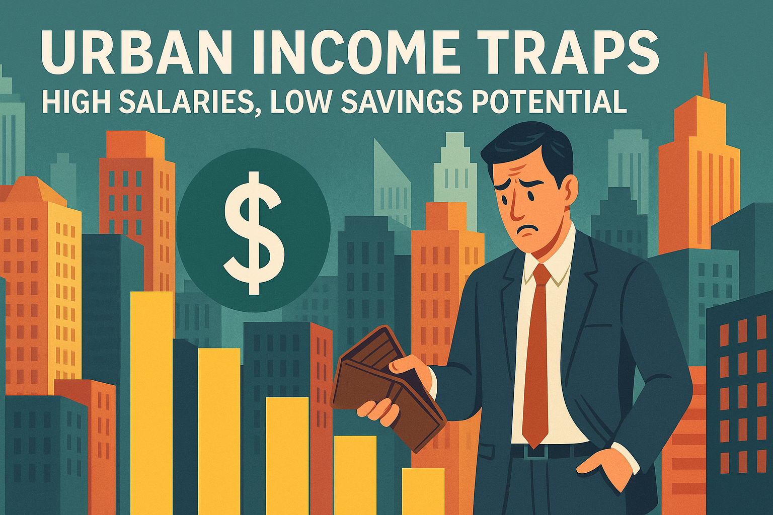 Urban Income Traps: High Salaries, Low Savings Potential