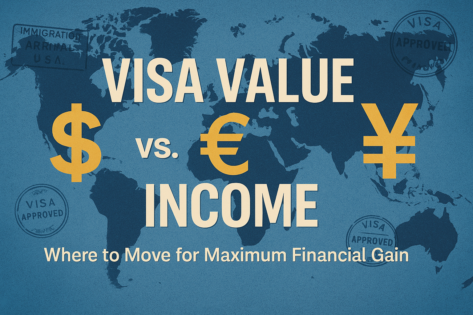 Visa Value vs. Income: Where to Move for Maximum Financial Gain